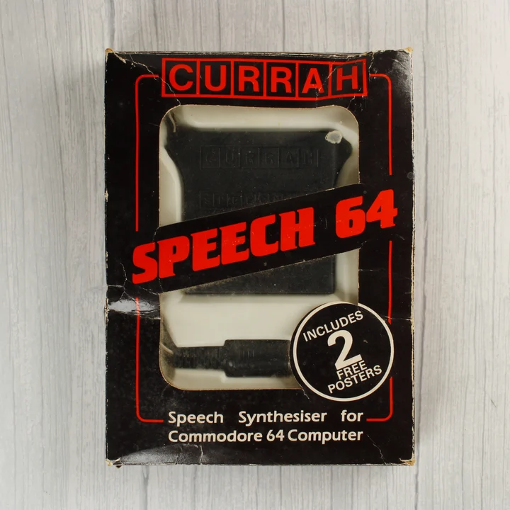 Currah Speech 64 beszédszintetizátor doboza elölről