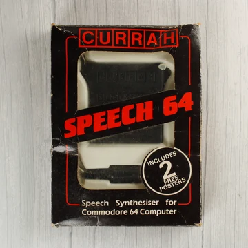 Currah Speech 64 beszédszintetizátor doboza elölről
