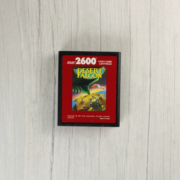 Desert Falcon Atari 2600 videójáték cartridge