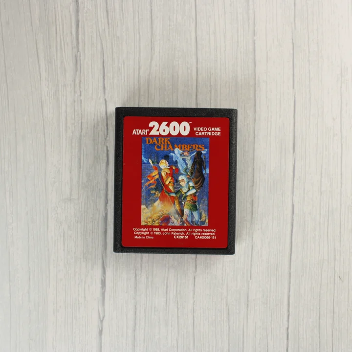 Dark Chambers Atari 2600 játék cartridge