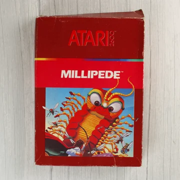 Millipede Atari 2600 videójáték dobozának előlapja
