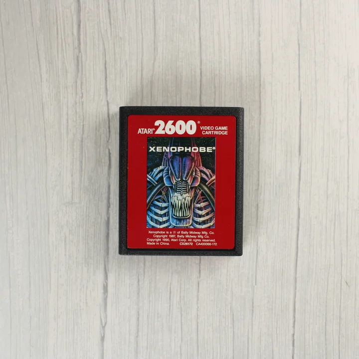 Xenophobe Atari 2600 videójáték cartridge