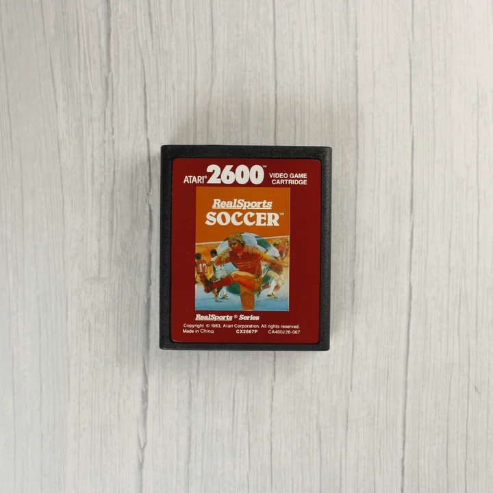 Az Atari 2600 RealSports Soccer videójáték cartridge