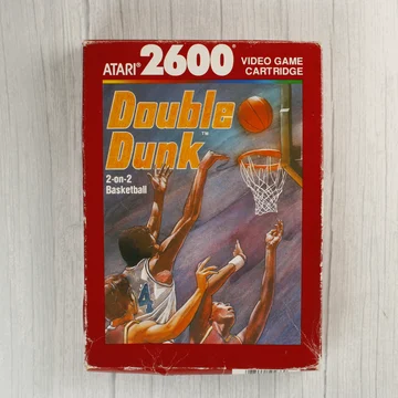 Double Dunk Atari 2600 videójáték dobozának előlapja