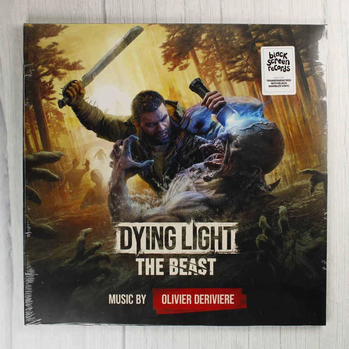 Dying Light: The Beast bakelit lemez borítója