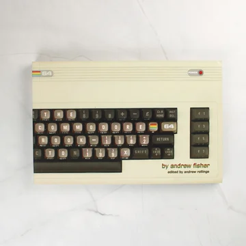 The Commodore 64 Book elülső borítója Andrew Fisher nevével