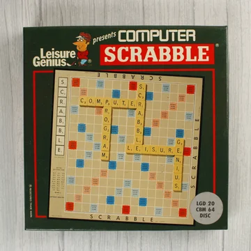 Computer Scrabble Commodore 64 játék dobozának eleje