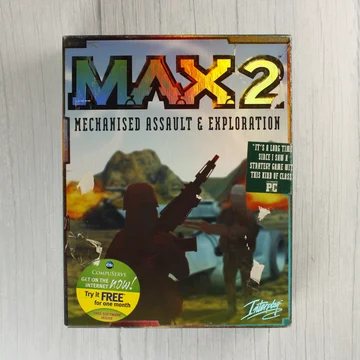M.A.X. 2 videójáték dobozának előlapja