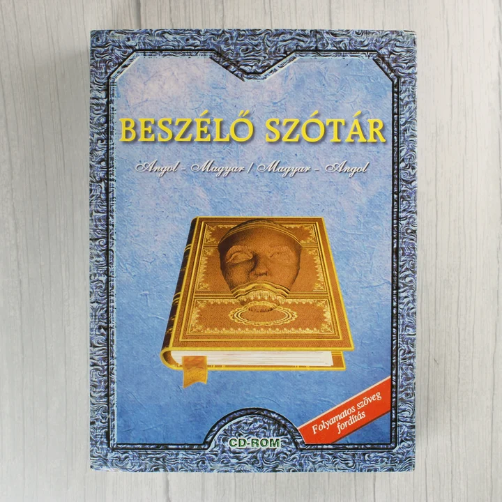 Beszélő Szótár angol-magyar szoftver dobozának előlapja