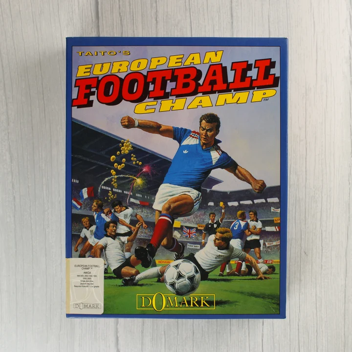 European Football Champ Amiga játék dobozának előlapja