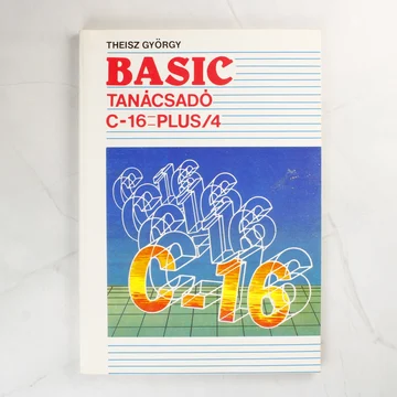 Theisz György BASIC tanácsadó C-16 Plus/4 könyv borítója