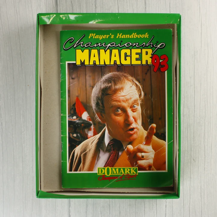 Championship Manager 93 kézikönyv a dobozban