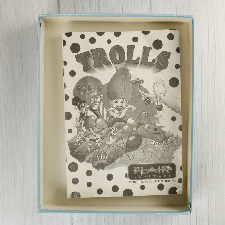 A Trolls videójáték fekete-fehér használati útmutatója