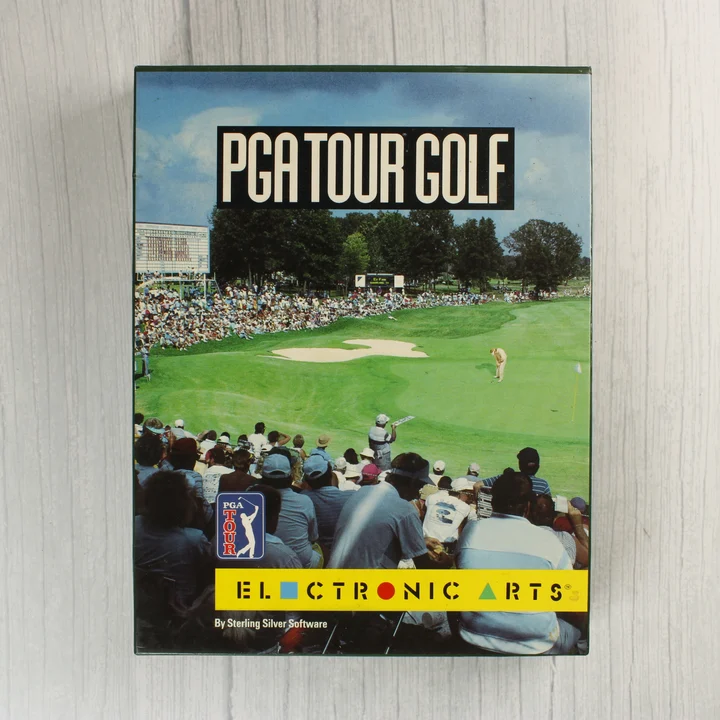 PGA Tour Golf Amiga játék dobozának előlapja