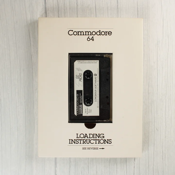 Go Micro szoftverkazetta a belső tartóban