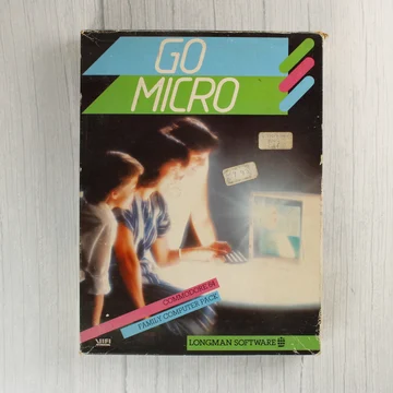 Go Micro Commodore 64 szoftver dobozának előlapja