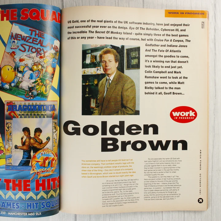 Interjú és szoftverfejlesztési hírek az Amiga Power magazinban