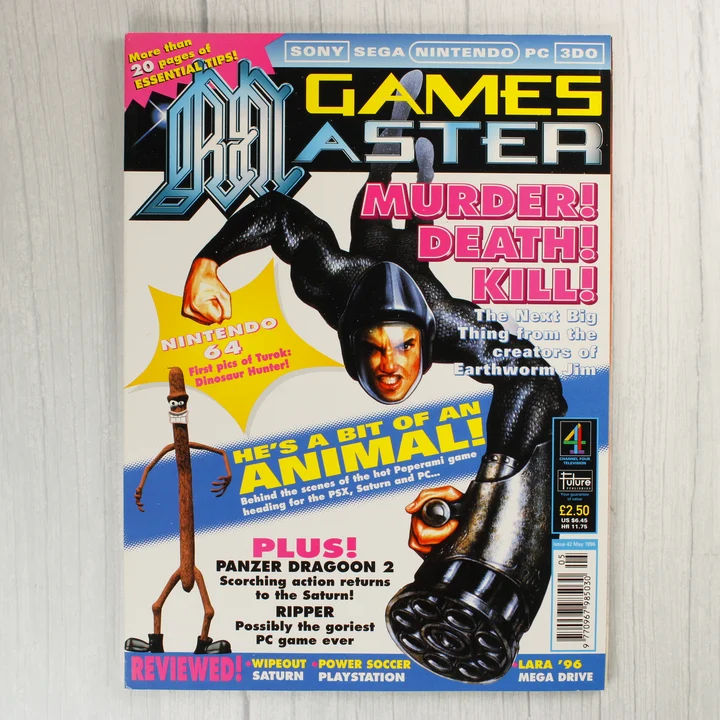 A Games Master magazin 1996. májusi számának borítója