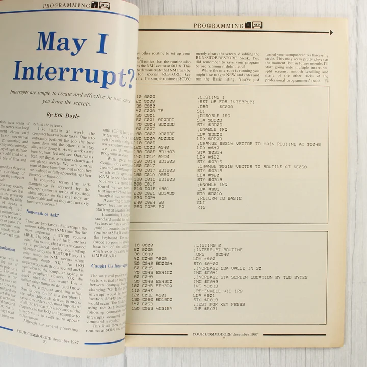 Programozási kódokat tartalmazó belső oldal