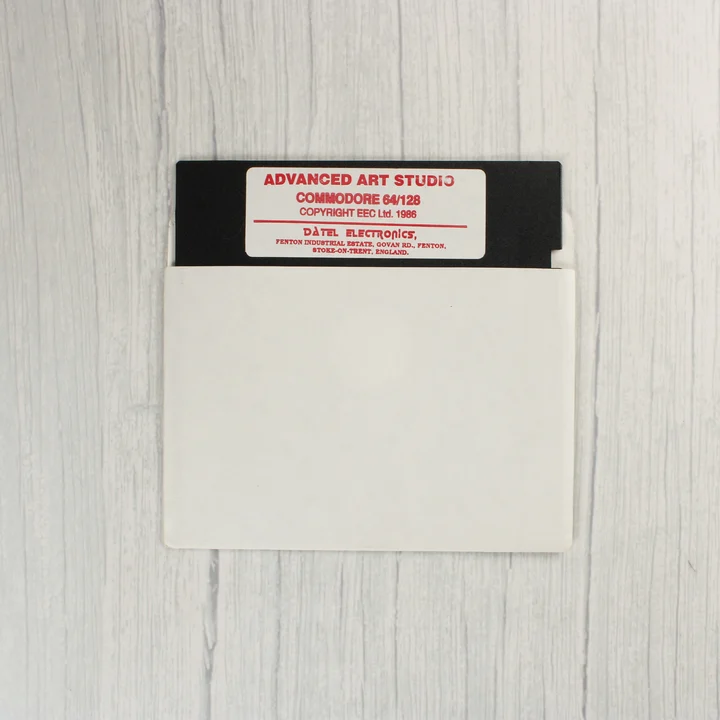 Advanced OCP Art Studio floppy lemez The Advanced OCP Art Studio 5,25 colos floppy lemez papírtokban