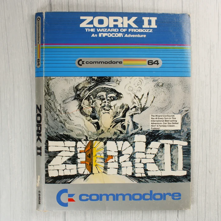 Zork II Commodore 64 videójáték dobozának előlapja
