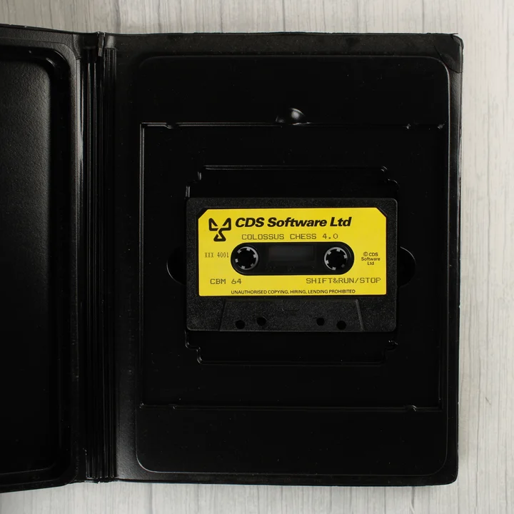 Colossus 4 Chess kazetta Colossus 4 Chess sárga címkés kazetta a tokban