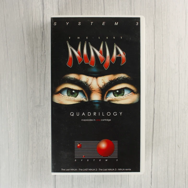 The Last Ninja Quadrilogy Commodore 64 játék tokja