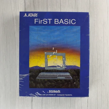 Atari ST FirST BASIC szoftver dobozának előlapja
