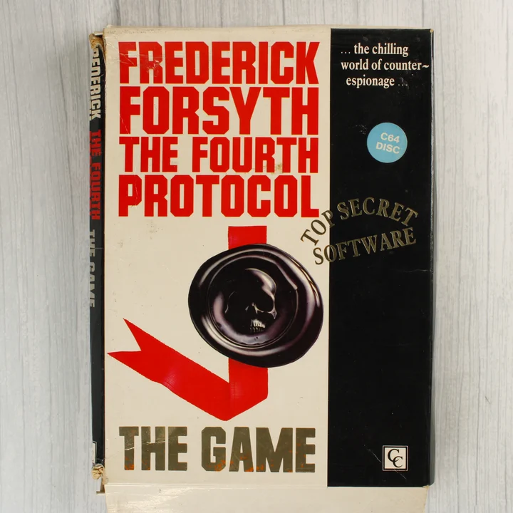 The Fourth Protocol Commodore 64 játék dobozának eleje