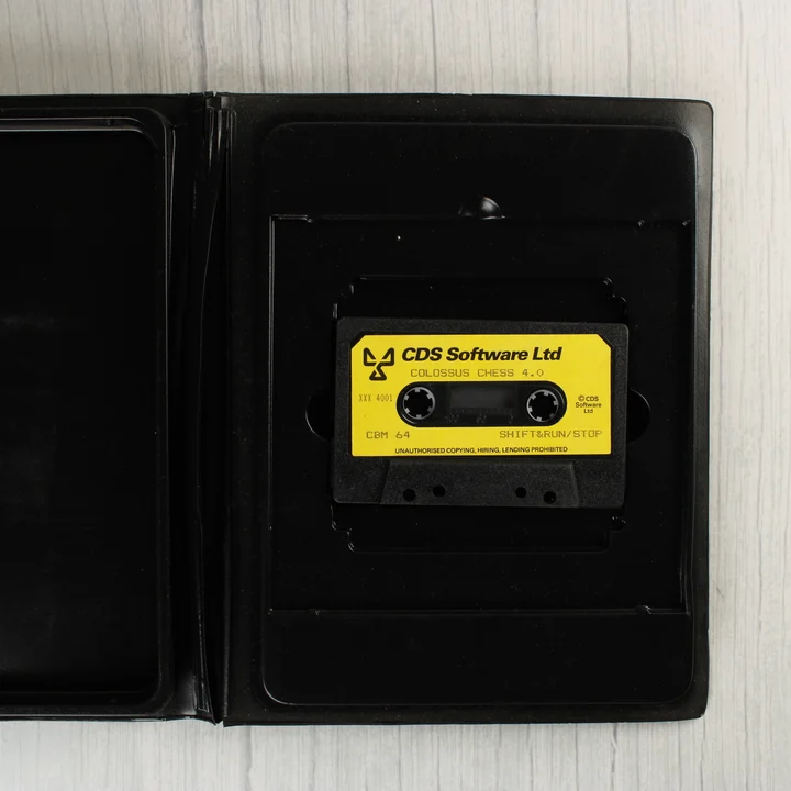 Colossus 4 Chess C64 kazetta Colossus 4 Chess magnetofonkazetta a tokban