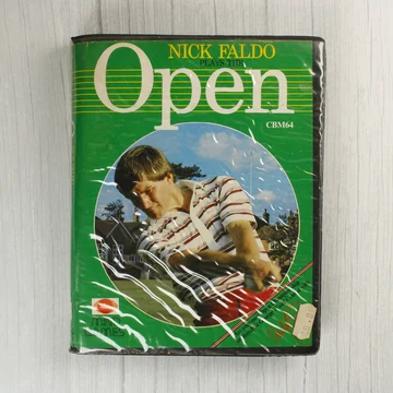 Nick Faldo Plays the Open Commodore 64 játék borítója