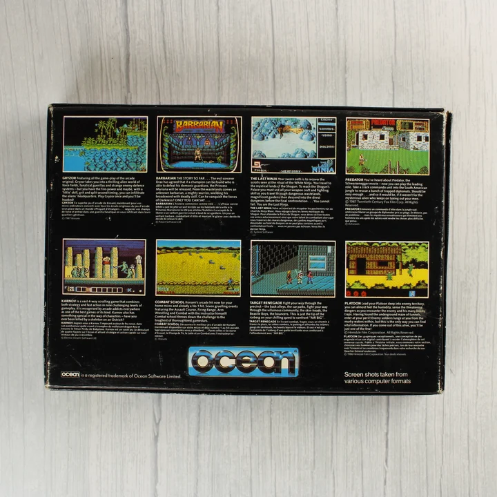 The In Crowd videójáték-válogatás dobozának hátoldala