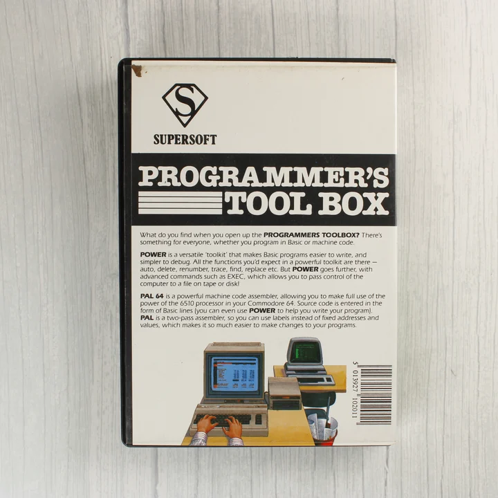Programmer's Tool Box szoftver hátoldala leírással