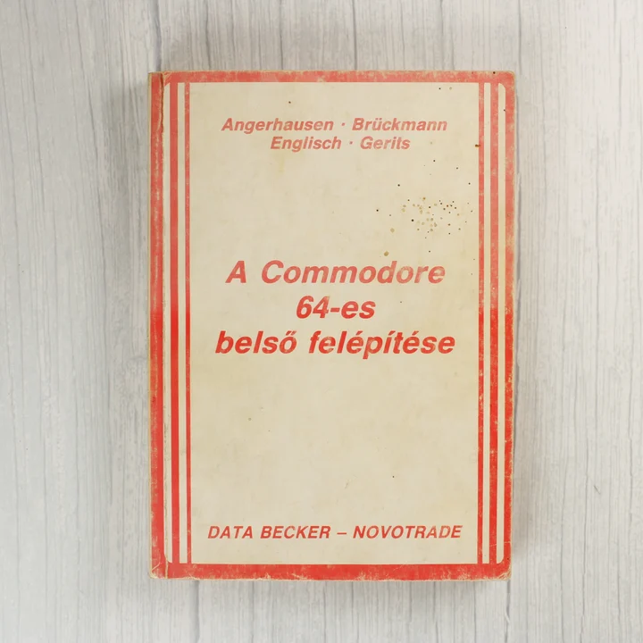 A Commodore 64-es belső felépítése könyv előlapja