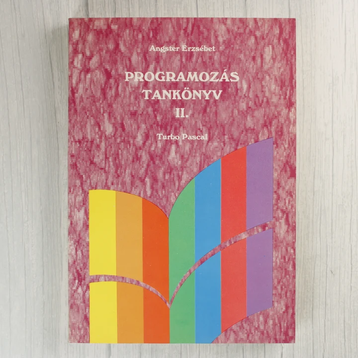 Angster Erzsébet Programozás Tankönyv II. Turbo Pascal könyv borítója