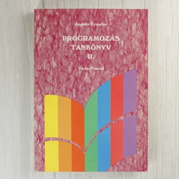 Angster Erzsébet Programozás Tankönyv II. Turbo Pascal könyv borítója