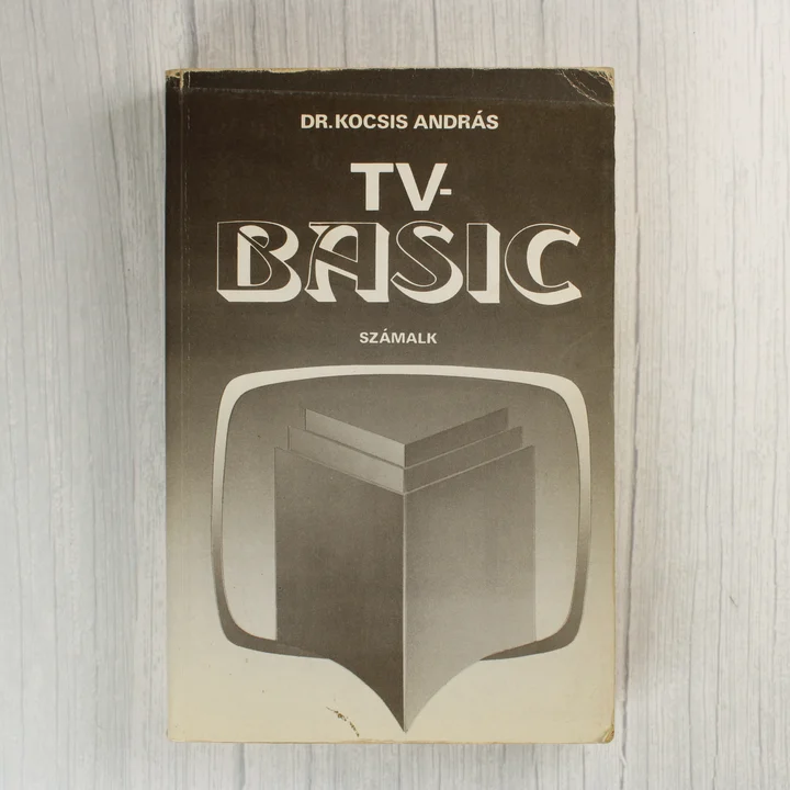 Dr. Kocsis András TV-BASIC könyvének első borítója