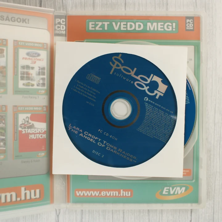 Tomb Raider The Angel of Darkness 2-es lemez