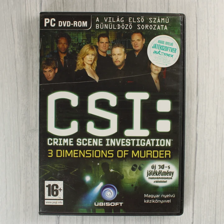 CSI 3 Dimensions of Murder PC borító CSI: 3 Dimensions of Murder PC játék elölnézete