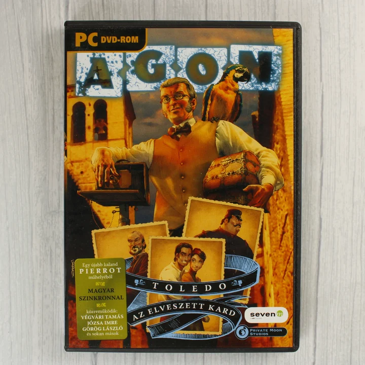 Az Agon: Toledo – Az elveszett kard PC játék első borítója