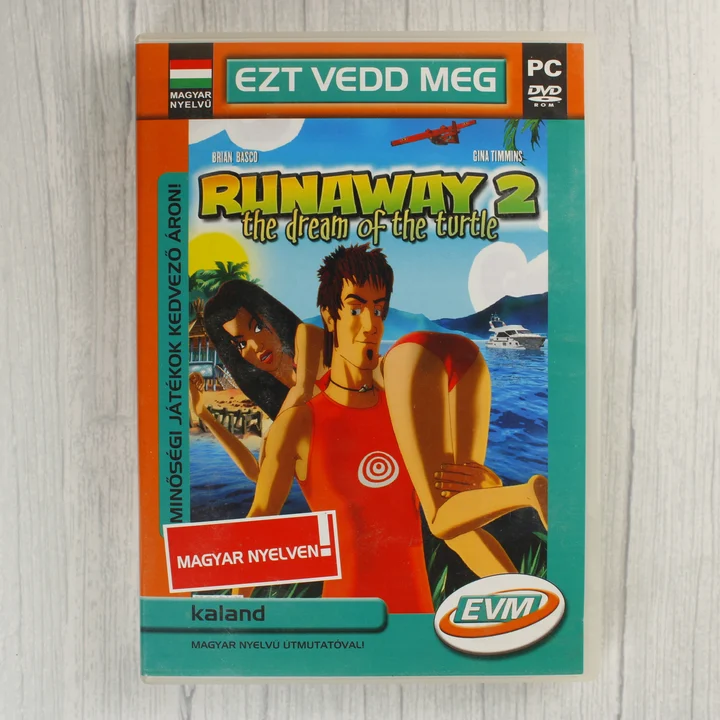 A Runaway 2: The Dream of the Turtle PC játék elülső borítója