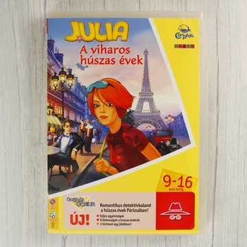 Julia: A viharos húszas évek PC játék borítója