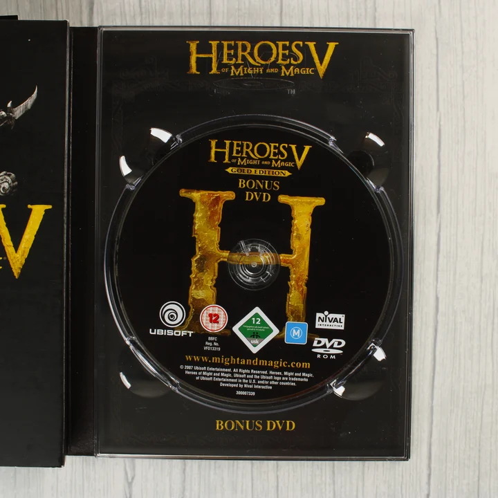 Heroes of Might and Magic V bónusz lemez Heroes of Might and Magic V Gold Edition bónusz DVD