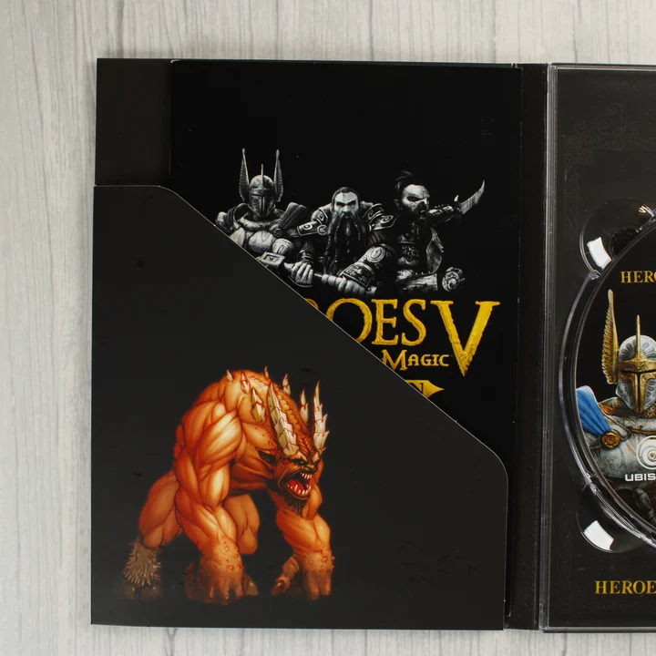 Heroes of Might and Magic V Gold Edition belső rész Heroes of Might and Magic V Gold Edition belső tok és illusztráció