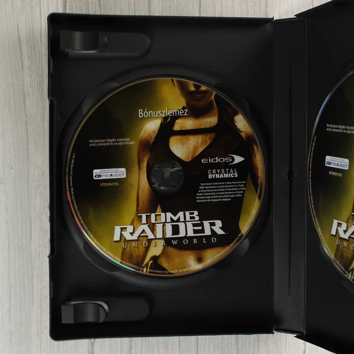 Tomb Raider Underworld bónuszlemez Tomb Raider Underworld bónuszlemez