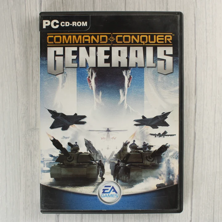Command & Conquer Generals PC előlap Command & Conquer Generals PC játék borítója