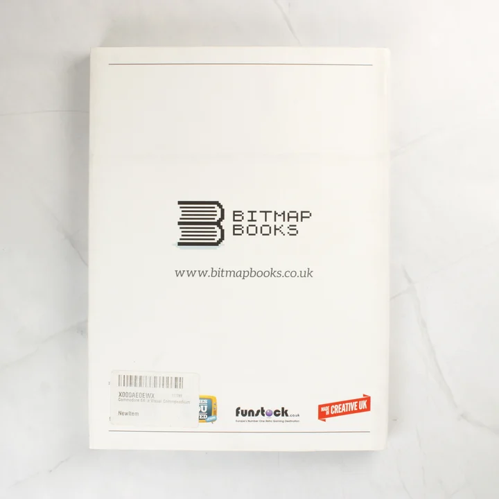 A Commodore 64: a visual Commpendium könyv hátoldala a kiadó logójával