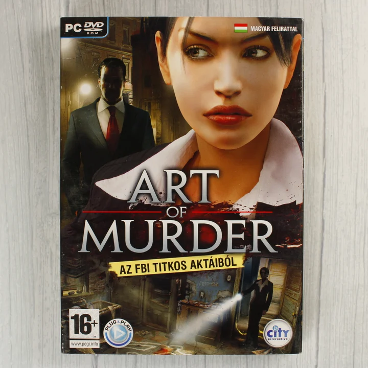 Az Art of Murder: Az FBI titkos aktáiból PC játék elülső karton borítója