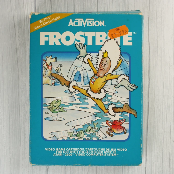 Frostbite Atari 2600 videójáték dobozának előlapja