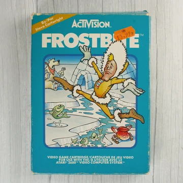 Frostbite Atari 2600 videójáték dobozának előlapja